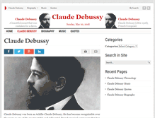 Tablet Screenshot of claudedebussy.org